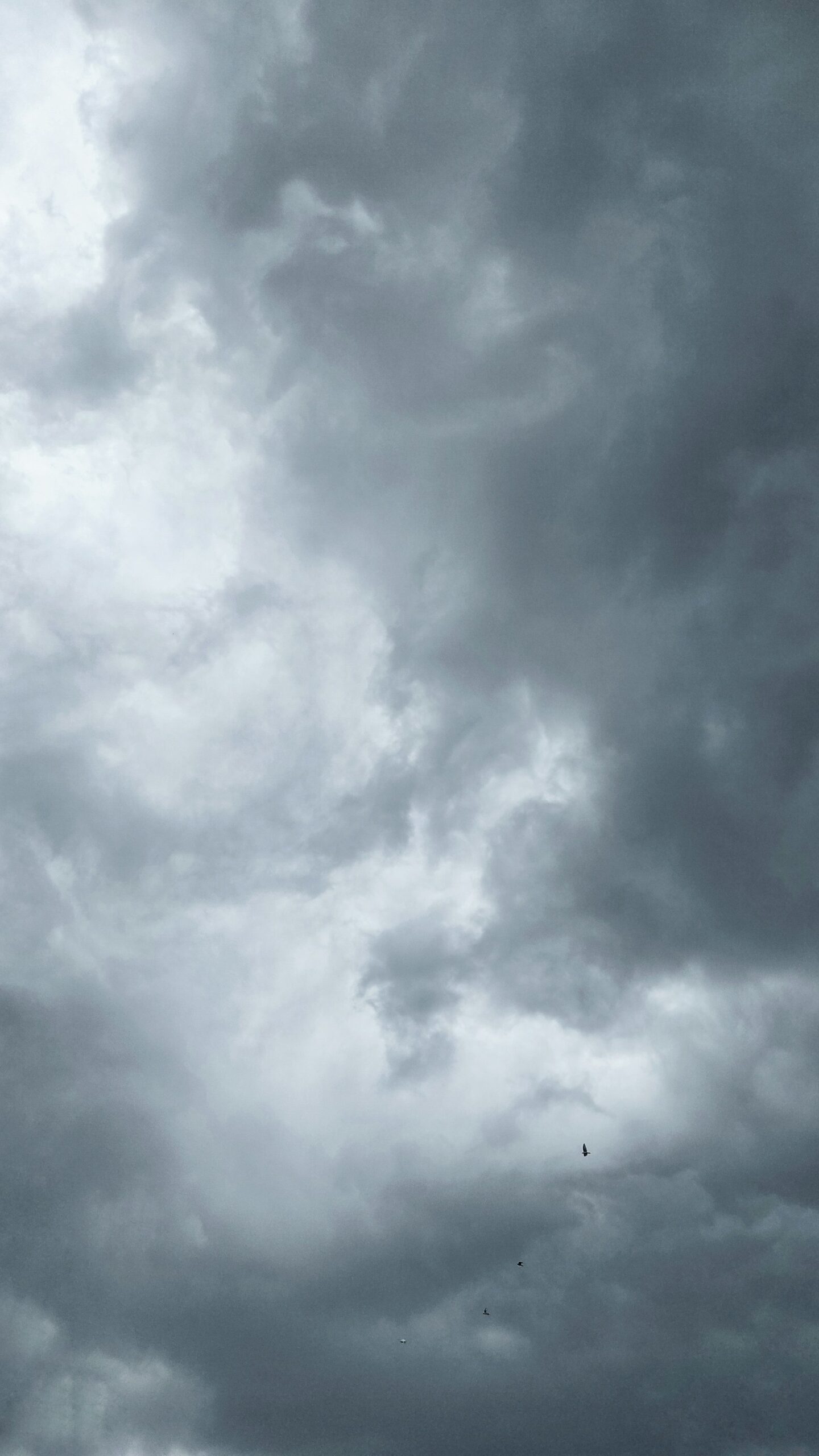 Ciel nuageux et menaçant