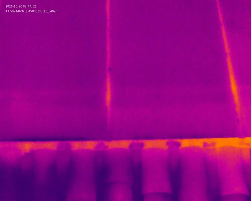 Prise thermique de la verrière